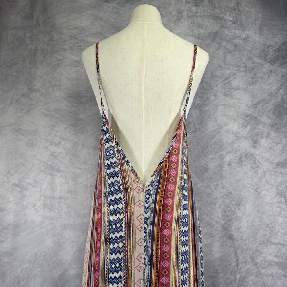 Misa Los Angeles Dress Womens Medium Multicolor Boho Maxi Spaghetti Strap USA - Picture 3 of 16